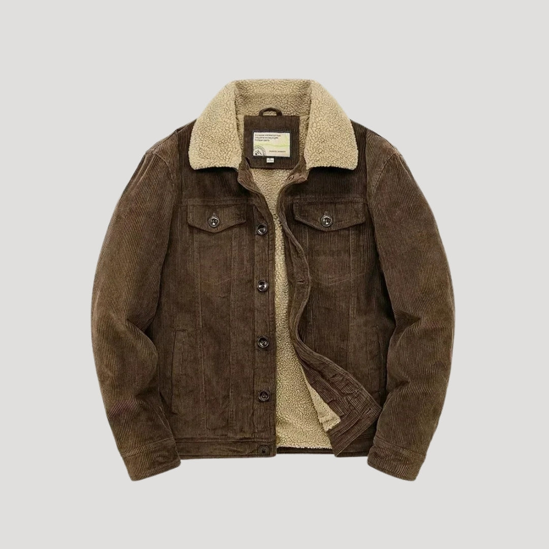 Heren Truckerjack met Imitatie Shearling | Warme Winterjas met Tijdloze Look