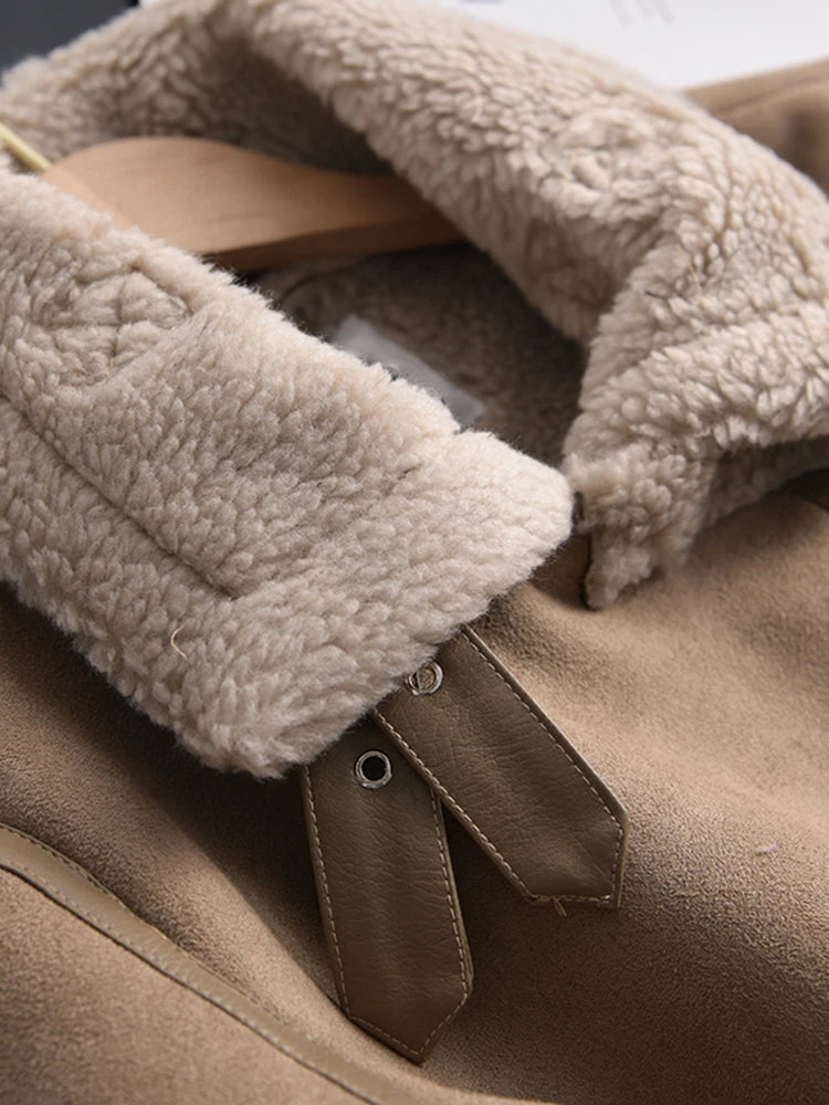 LOUISE | Stijlvolle Suède Jas – Warm & Trendy