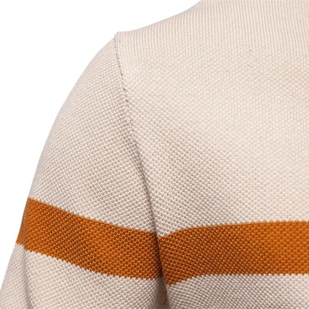 Noah | Comfortabele Katoenen Trui met Halve Rits – Stijlvol & Functioneel