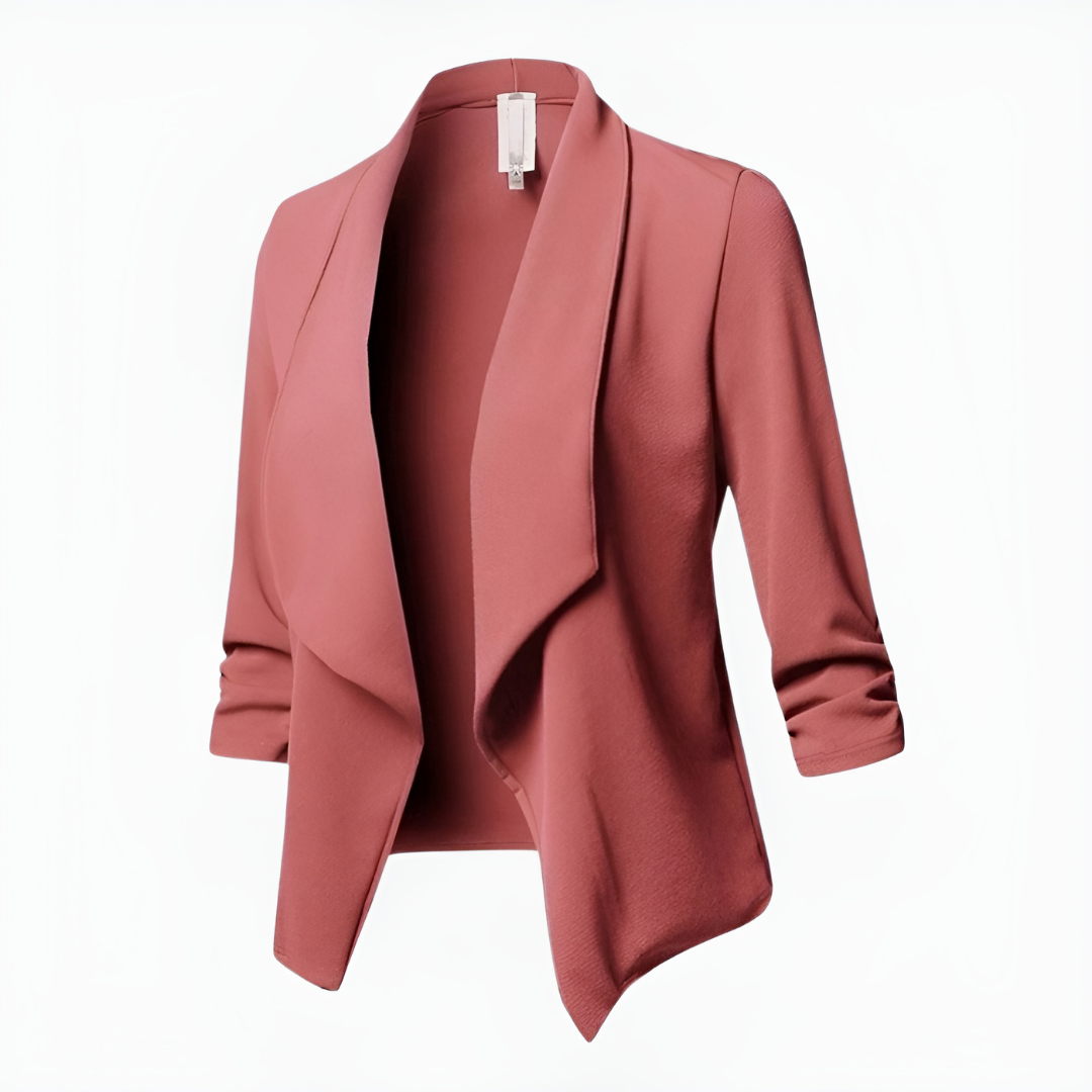 Elegante Damesblazer met Lange Mouwen en Tijdloze Snit