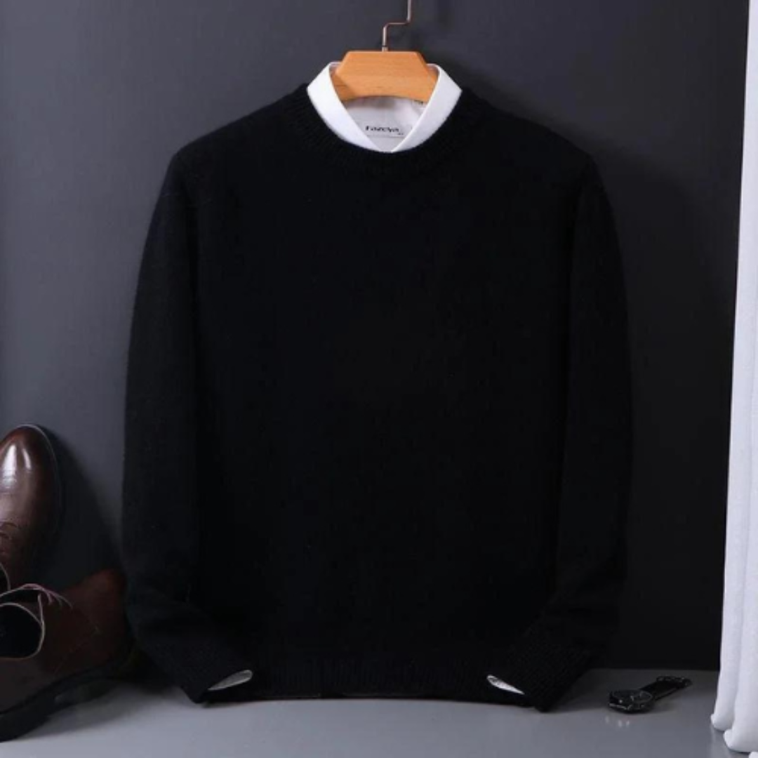 Heren Trui – Knit Ontwerp Met Ronde Hals