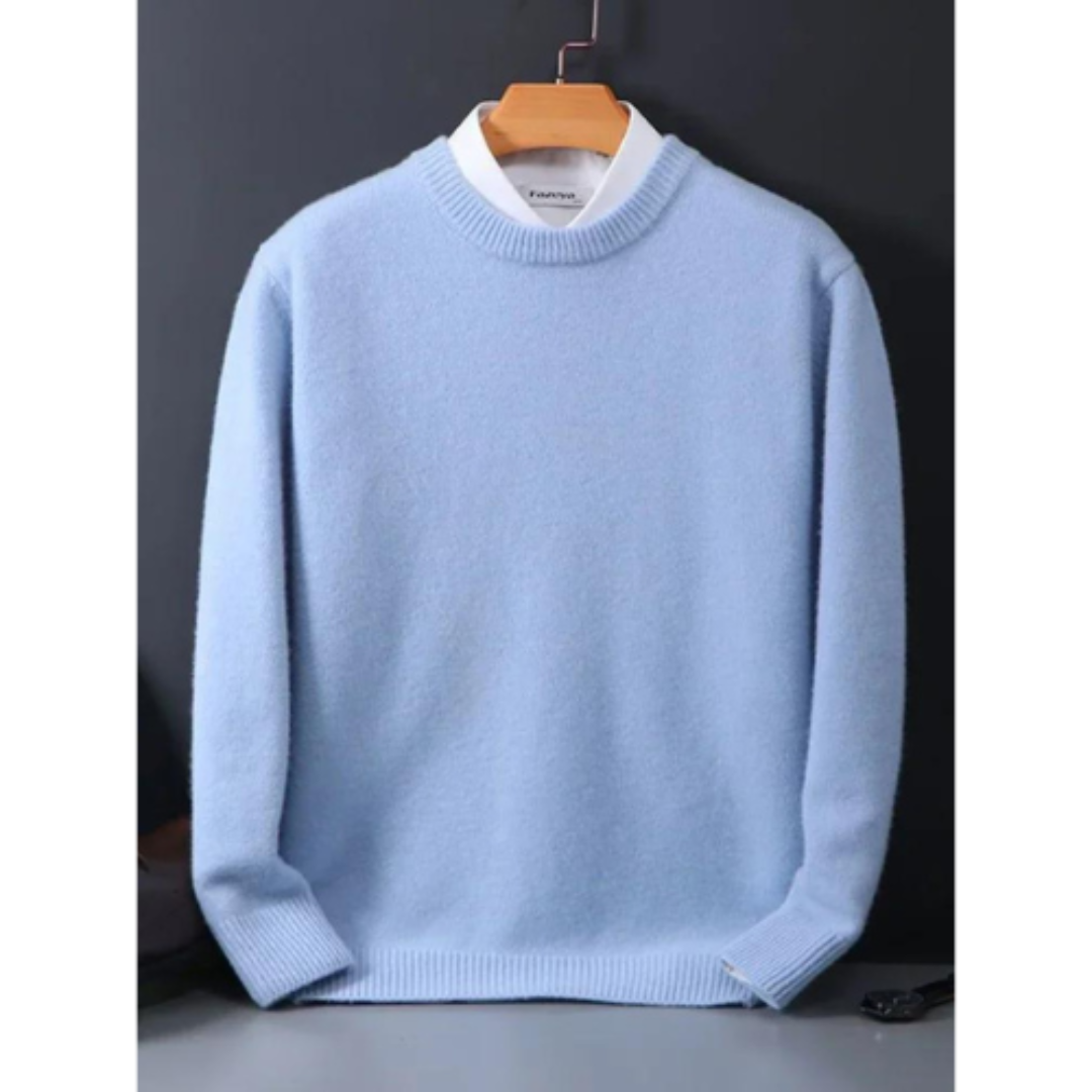 Heren Trui – Knit Ontwerp Met Ronde Hals