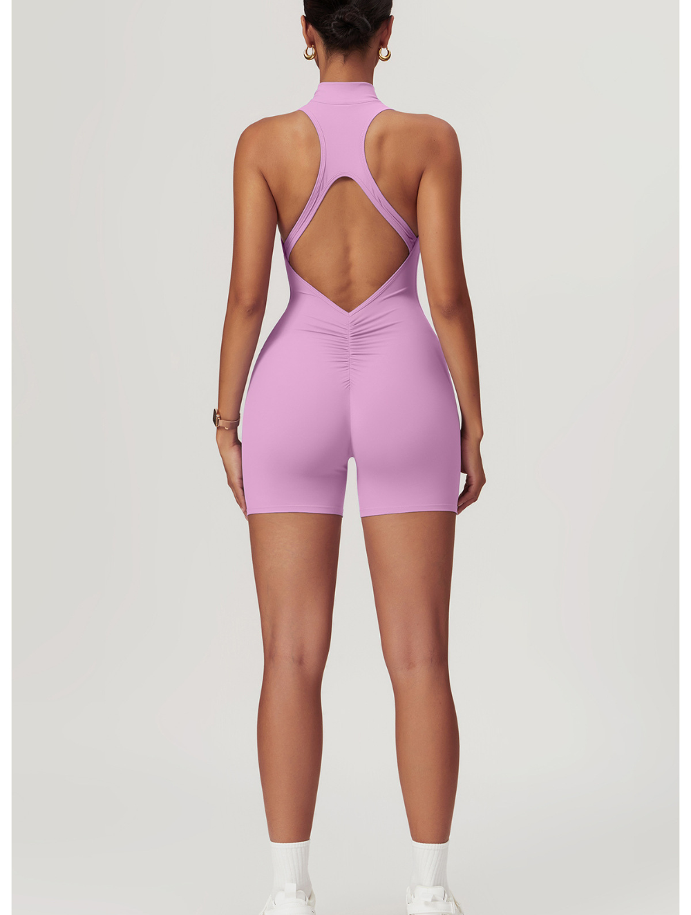 Dames Shaping Jumpsuit met Naadloze Pasvorm en Sportieve Look