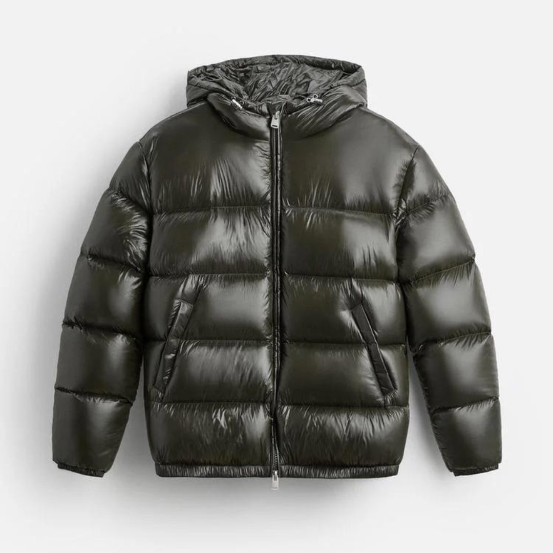 Heren puffer jas | Gewatteerde jas met moderne, volumineuze look
