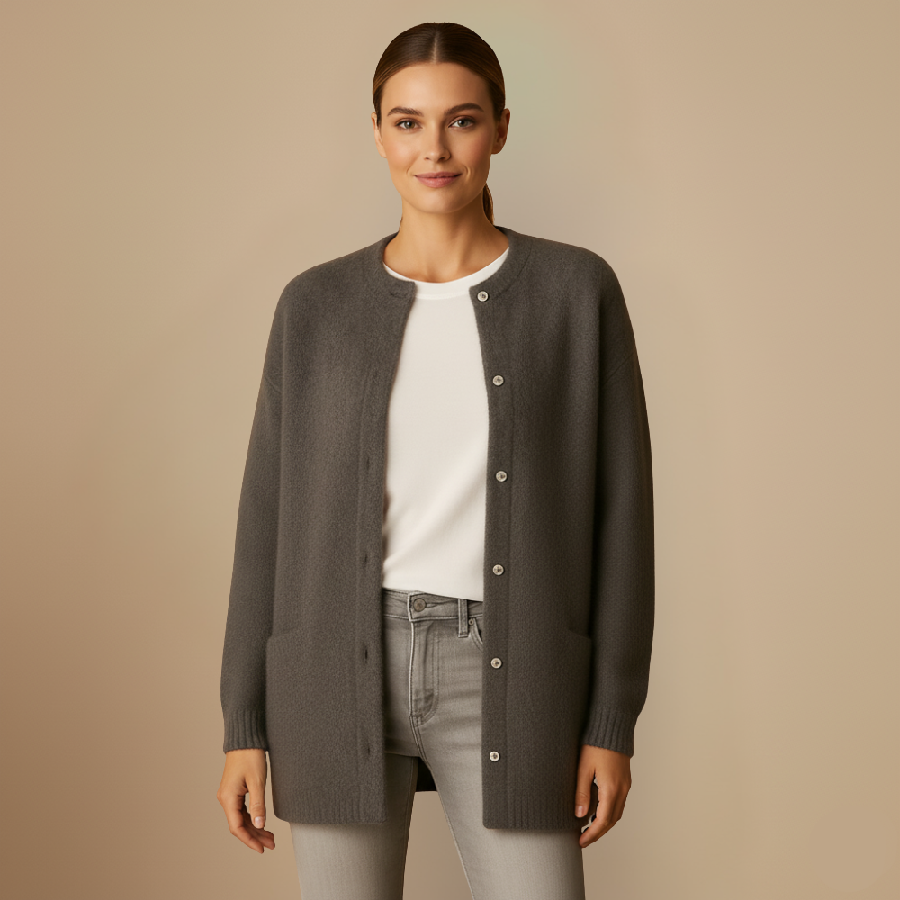 Dames Cardigan | Lichtgewicht Gebreid Vest met Zacht Comfort