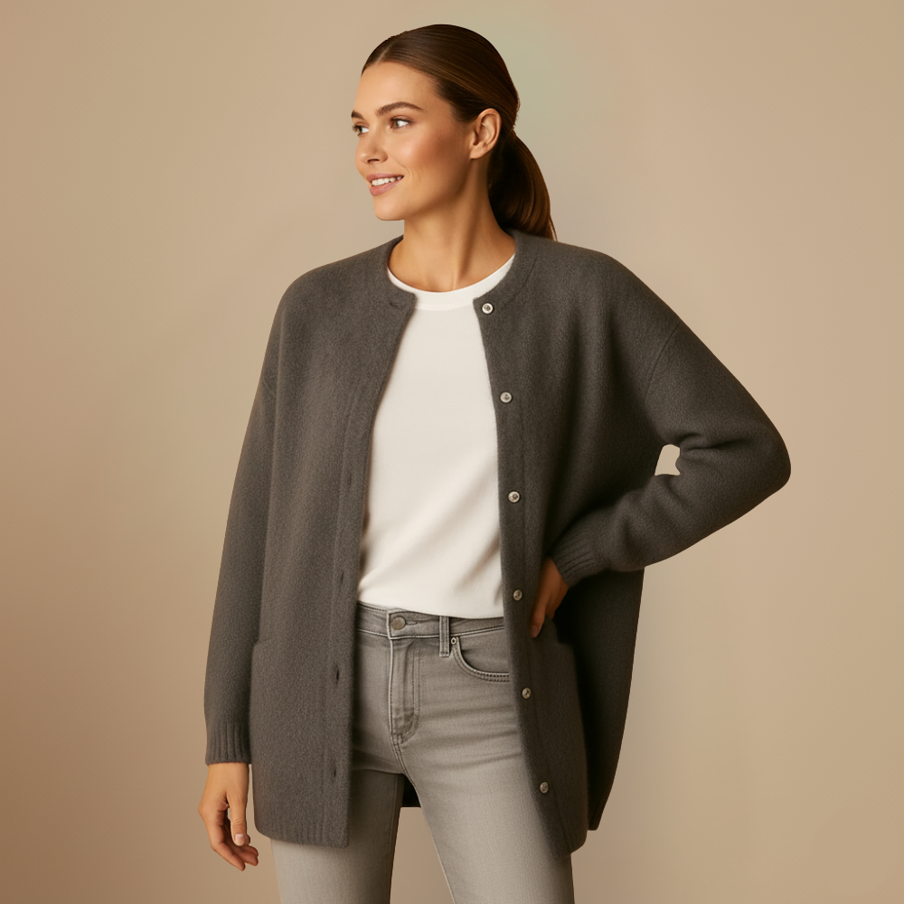 Dames Cardigan | Lichtgewicht Gebreid Vest met Zacht Comfort