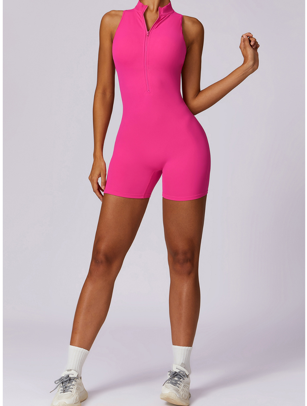 Dames Shaping Jumpsuit met Naadloze Pasvorm en Sportieve Look
