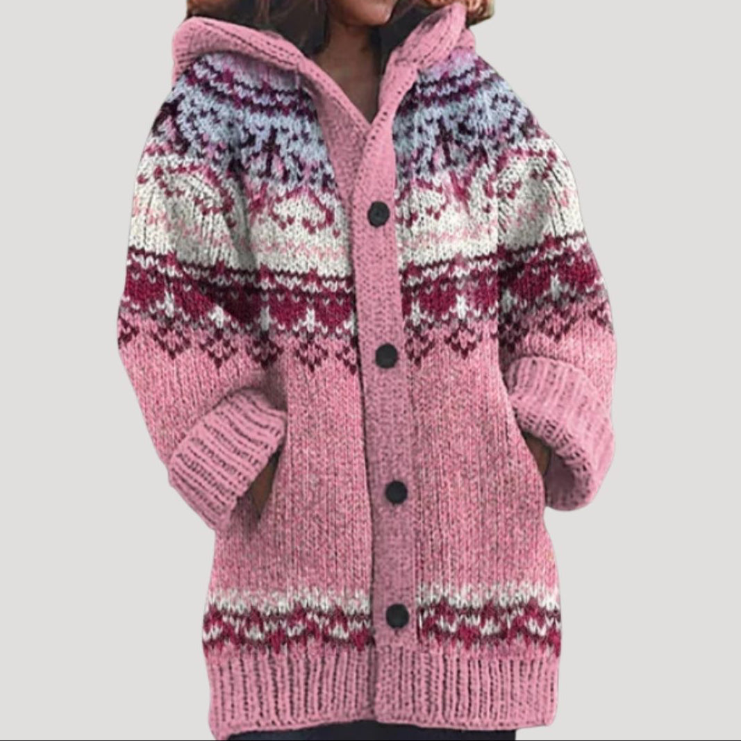 Dames Gebreid Vest met Fair Isle Patroon | Warm en Comfortabel voor de Winter