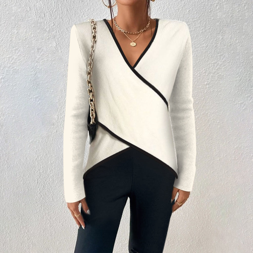 Mode Outlet | Luxe V-hals Trui voor Dames – Stijlvol & Comfortabel