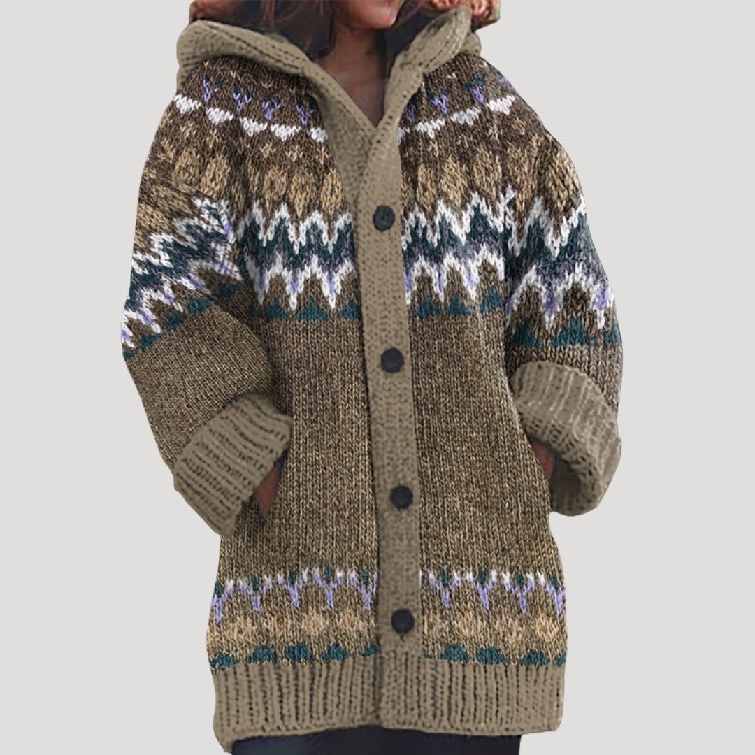 Dames Gebreid Vest met Fair Isle Patroon | Warm en Comfortabel voor de Winter