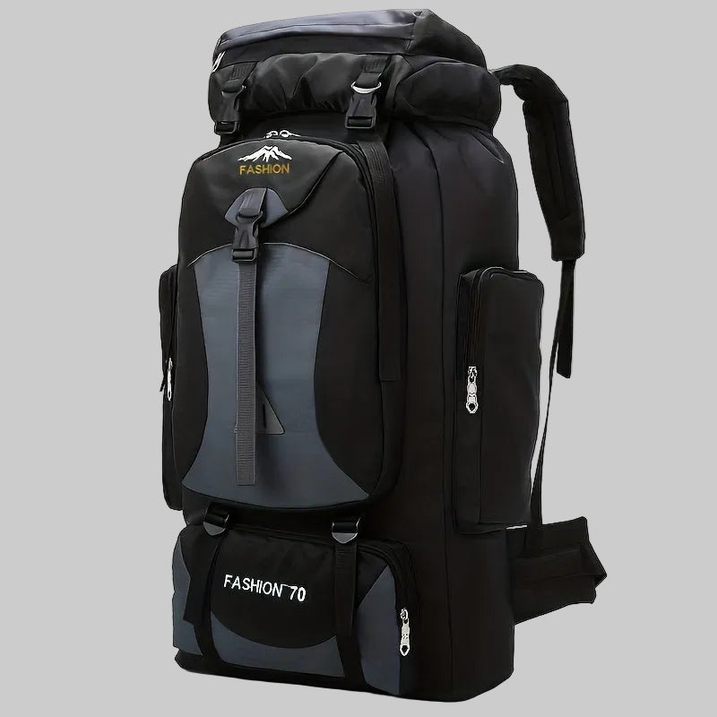 Grote wandelrugzak – 70L outdoor rugzak met verstelbare banden en gespsluiting