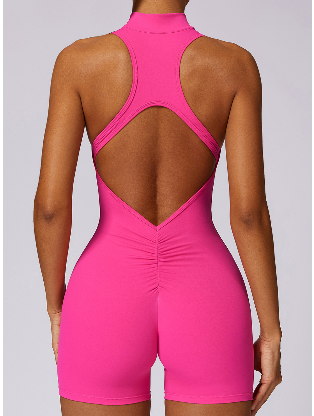 Dames Shaping Jumpsuit met Naadloze Pasvorm en Sportieve Look