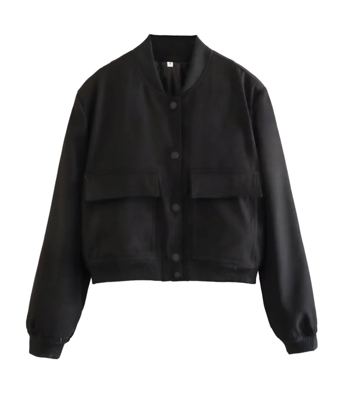 Mila | Trendy Cropped Bomberjack in Ecru