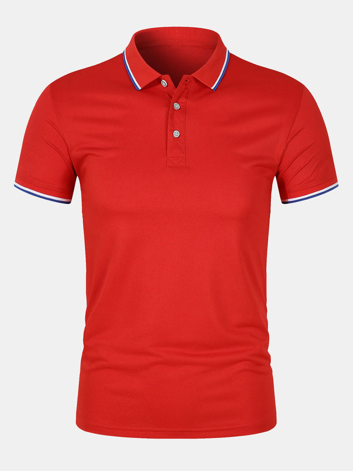 Mode Outlet | Slim Fit Poloshirt voor Heren – Verzorgd, Ademend & Tijdloos