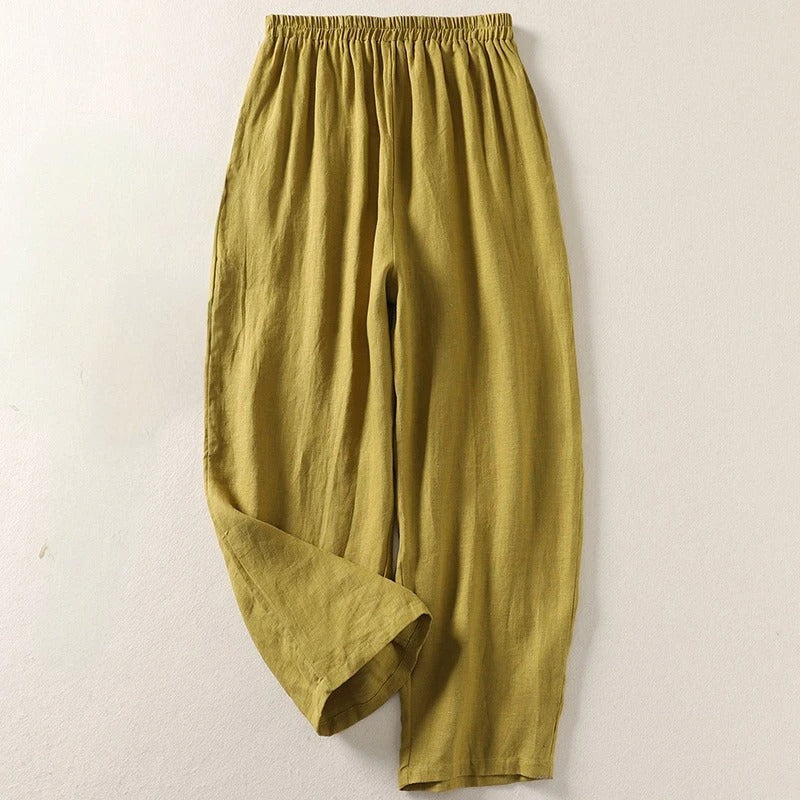 Luchtige Linnen Dames Zomerbroek