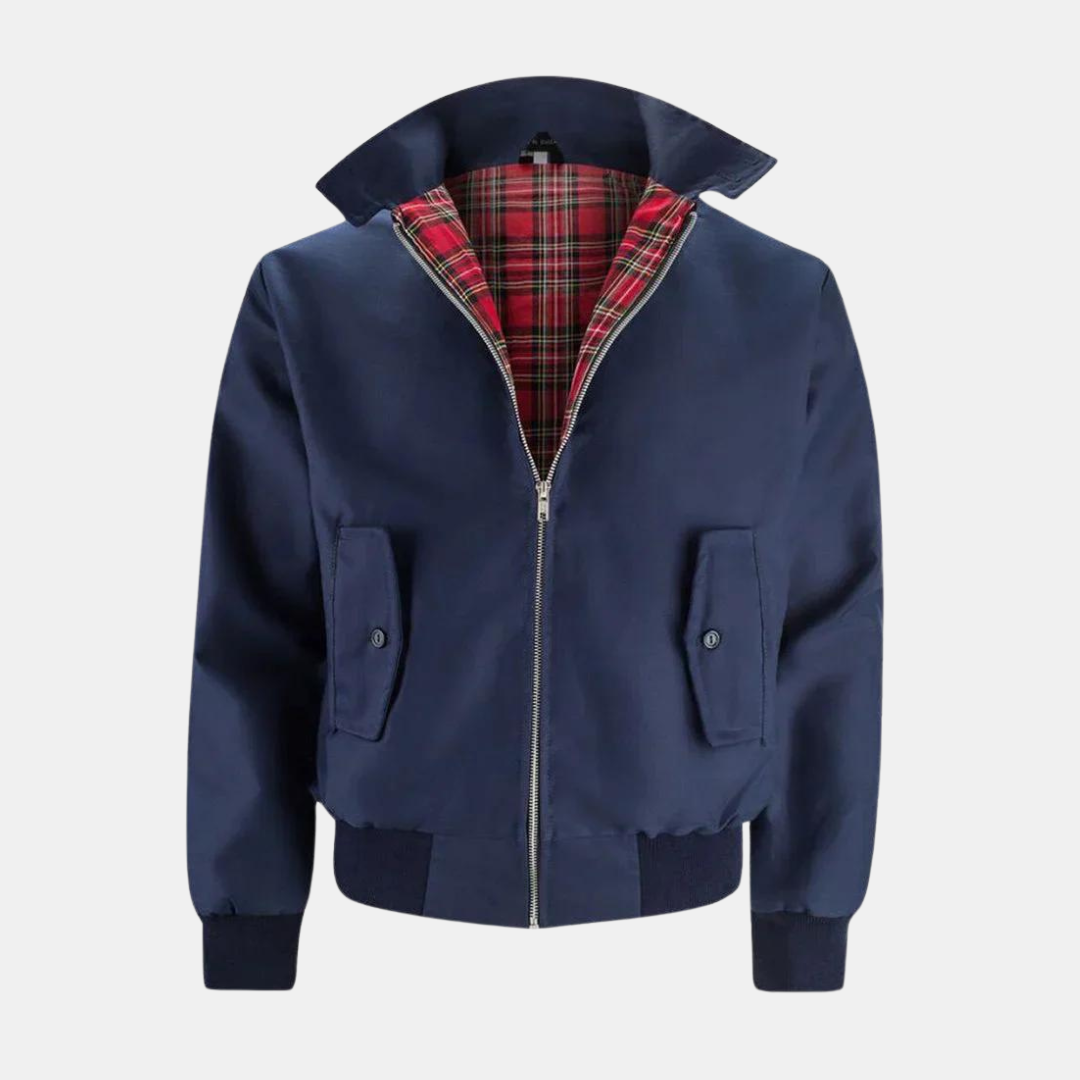 Heren Harrington Jack – Klassiek Model met Ruitvoering