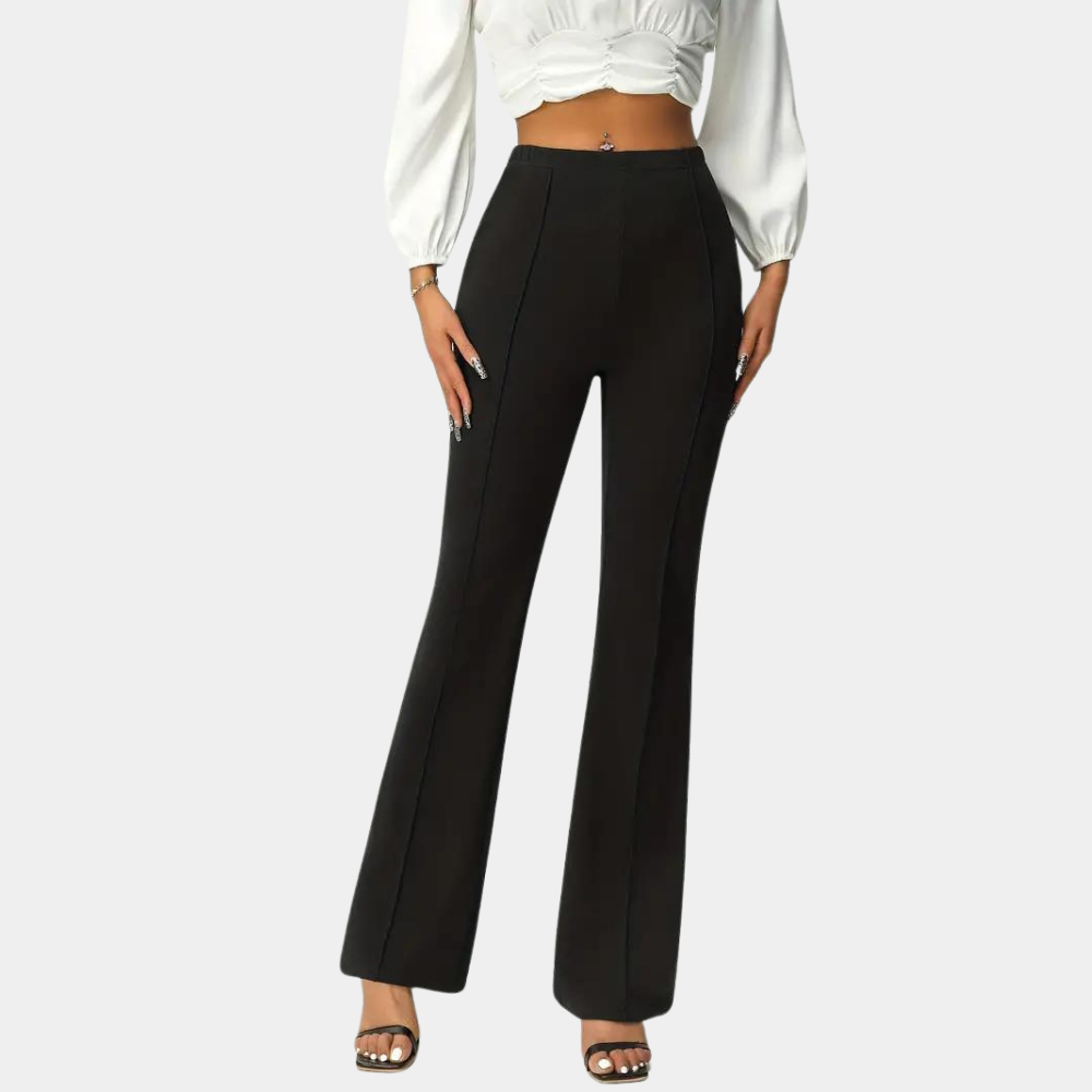 Mode Outlet | Luna Flared Broek – Stijlvol & Comfortabel