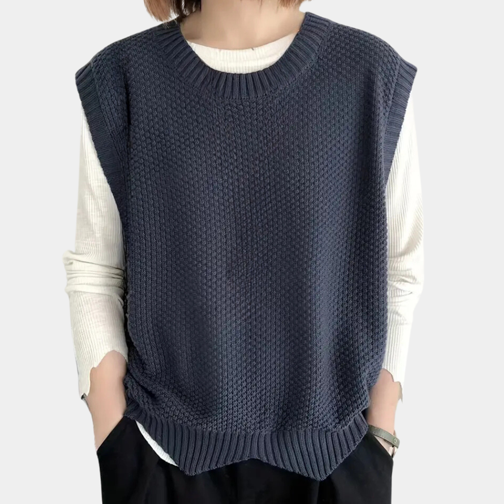 Mode Outlet | Elegant Gebreid Damesvest – Stijlvol & Comfortabel