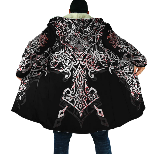 Ragnar - Vikingen Gevoerde Hoodie Jas - Warme & Stoere Stijl