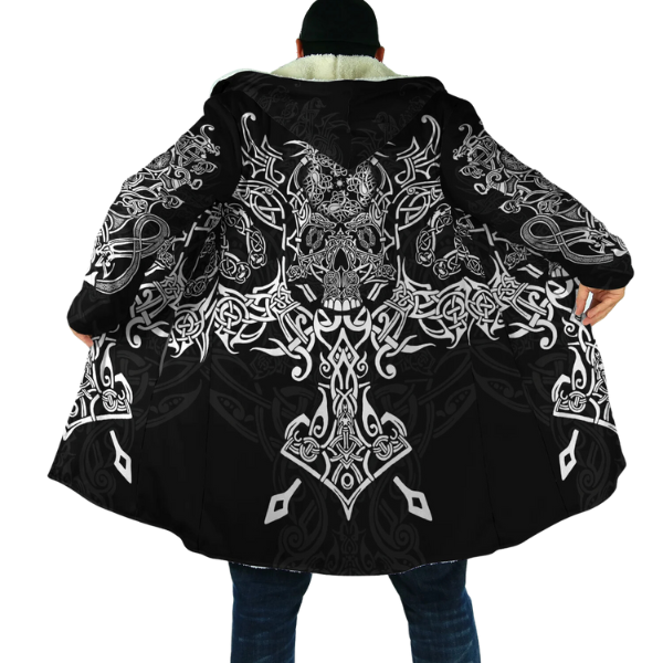 Ragnar - Vikingen Gevoerde Hoodie Jas - Warme & Stoere Stijl