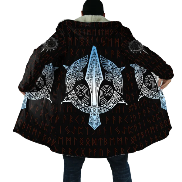 Ragnar - Vikingen Gevoerde Hoodie Jas - Warme & Stoere Stijl