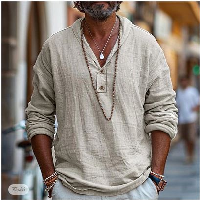 Julian | Popover Zomerhemd voor Heren – Licht, Casual & Verzorgd