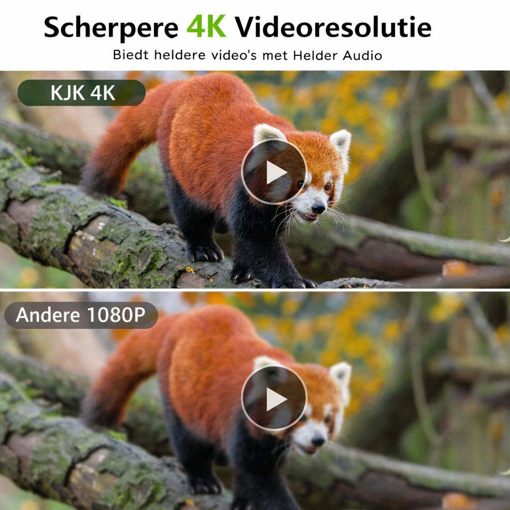 4K 32MP Wildcamera – Bewegingsdetectie & Low-Glow Nachtzicht