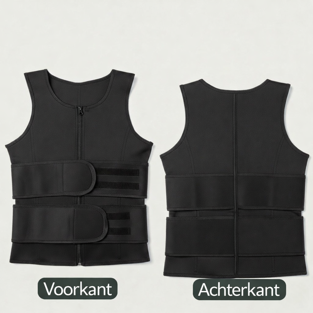 Heren Compressie Trainingsvest – Lichtgewicht Ondersteuning voor Actief Gebruik