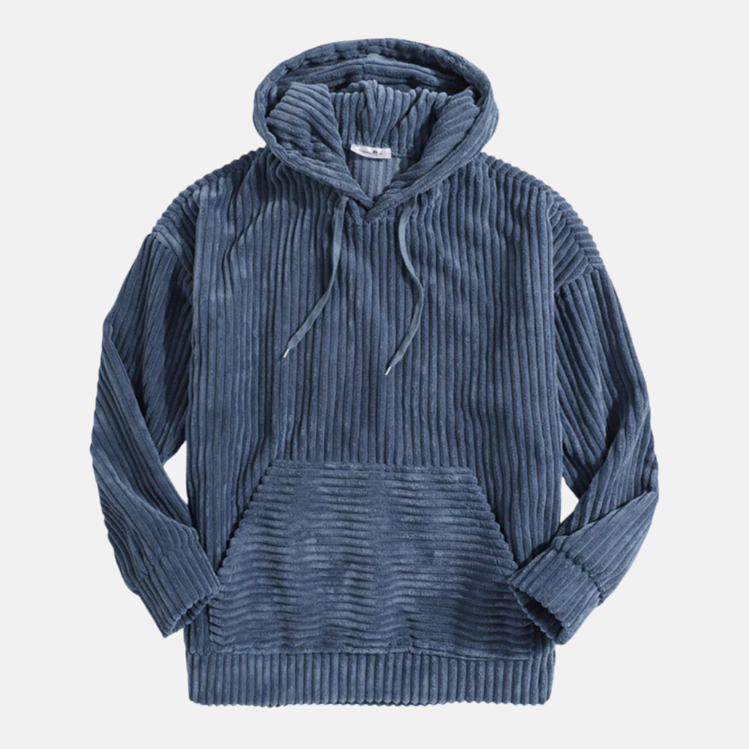 Noah – Corduroy Hoodie met Capuchon en Kangoeroezak