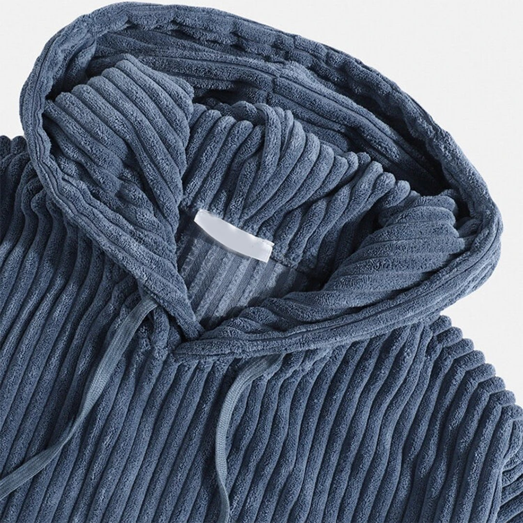 Noah – Corduroy Hoodie met Capuchon en Kangoeroezak