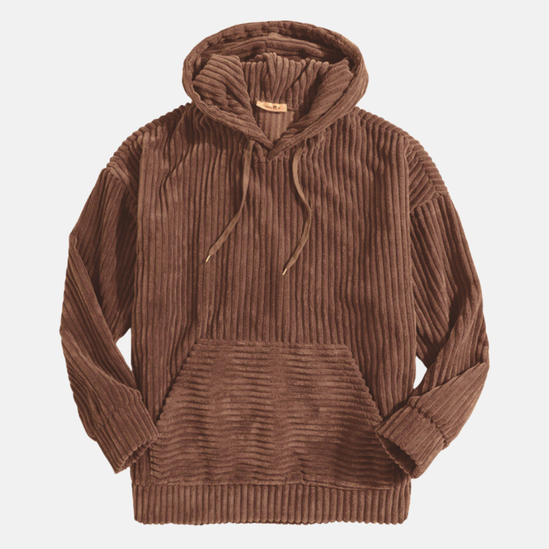 Noah – Corduroy Hoodie met Capuchon en Kangoeroezak