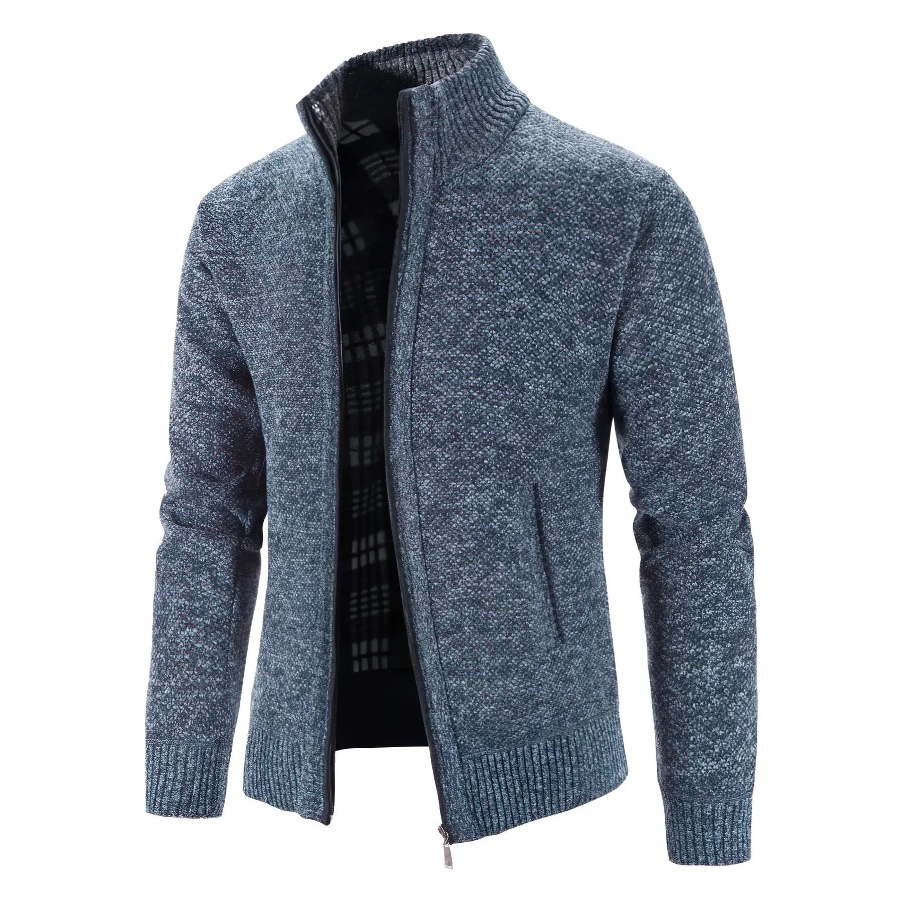 Mode Outlet | Stijlvol Herenvest met Rits – Modern & Comfortabel