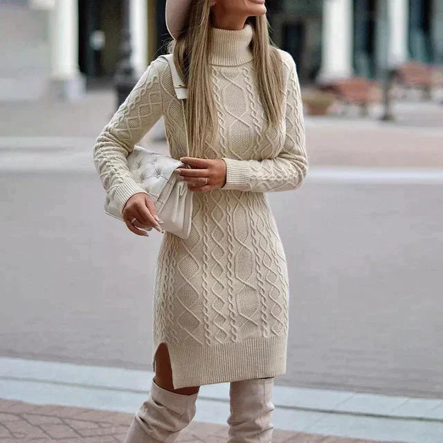 MADELEINE | Elegant Gebreid Winterjurk – Warm & Stijlvol