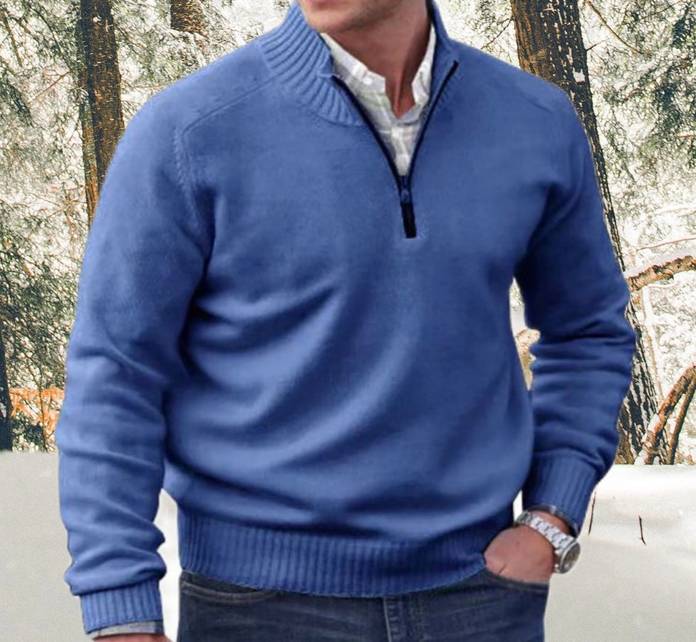 MARCUS | Stijlvolle Half Zip Pullover voor Heren – Luxe & Comfortabel