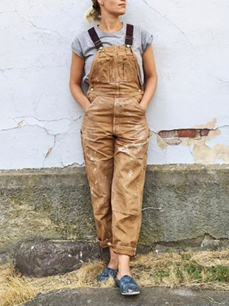 Overall dames – Comfortabele pasvorm met relaxed fit en praktische zakken