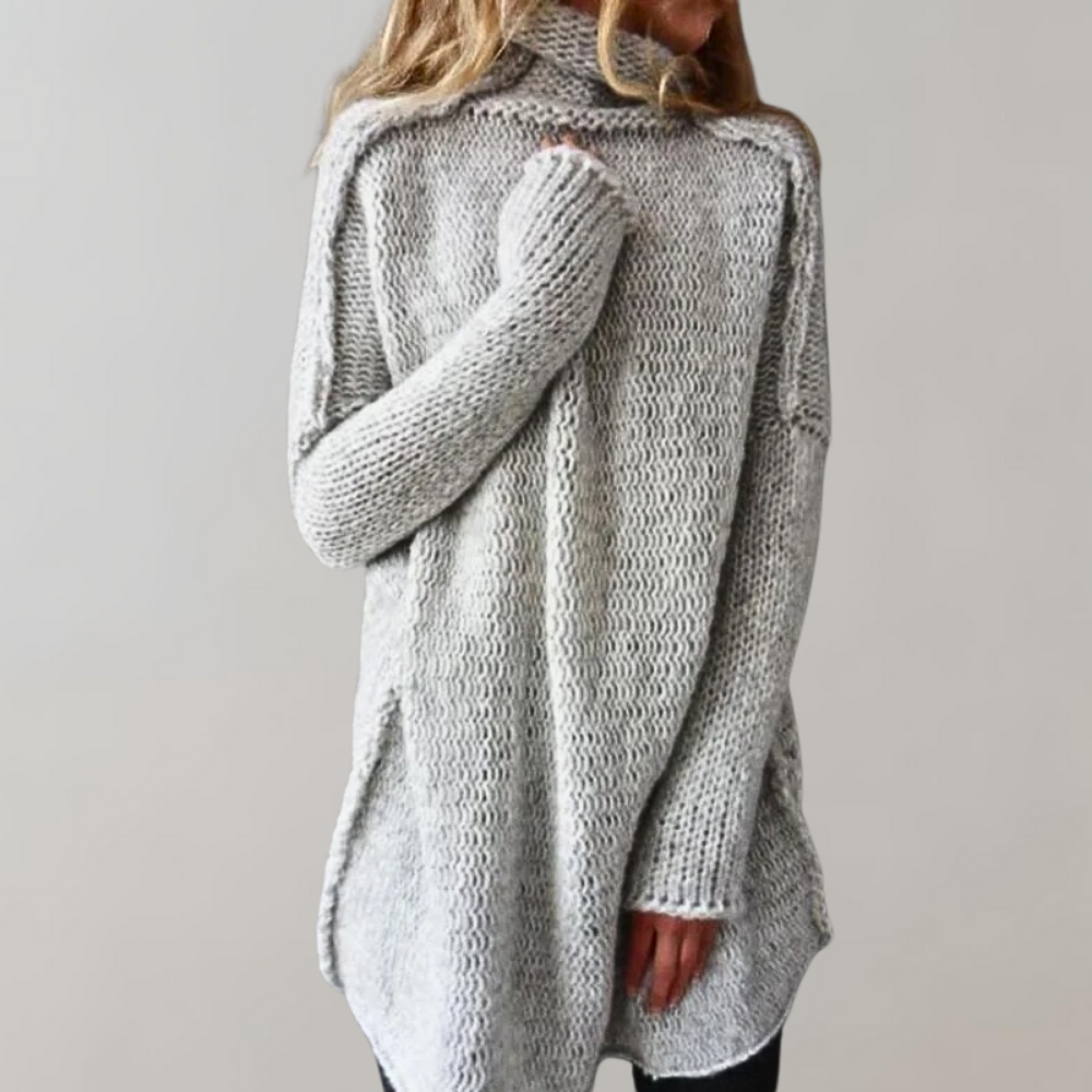 Sienna – Lange Gebreide Trui voor Dames | Warm, Stijlvol & Comfortabel