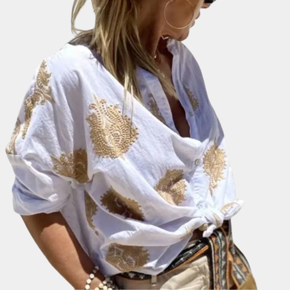 Mode Outlet | Noor Damesblouse – Klassiek & Tijdloos