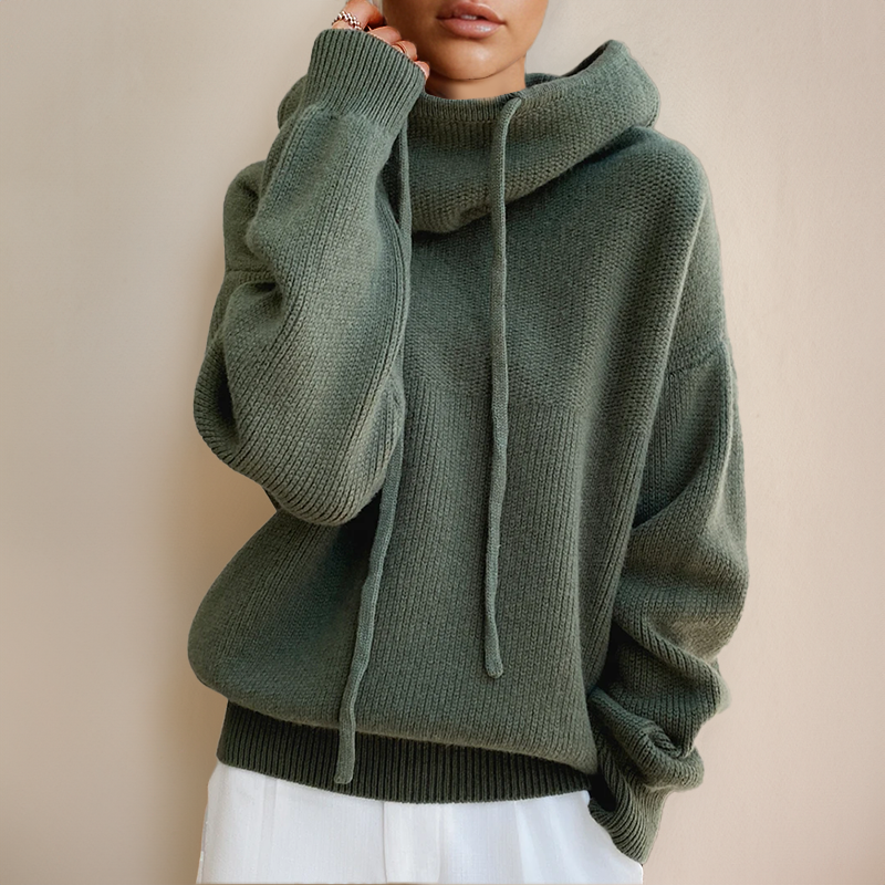 Dames Hoodie Oversized – Gebreid en Tijdloos