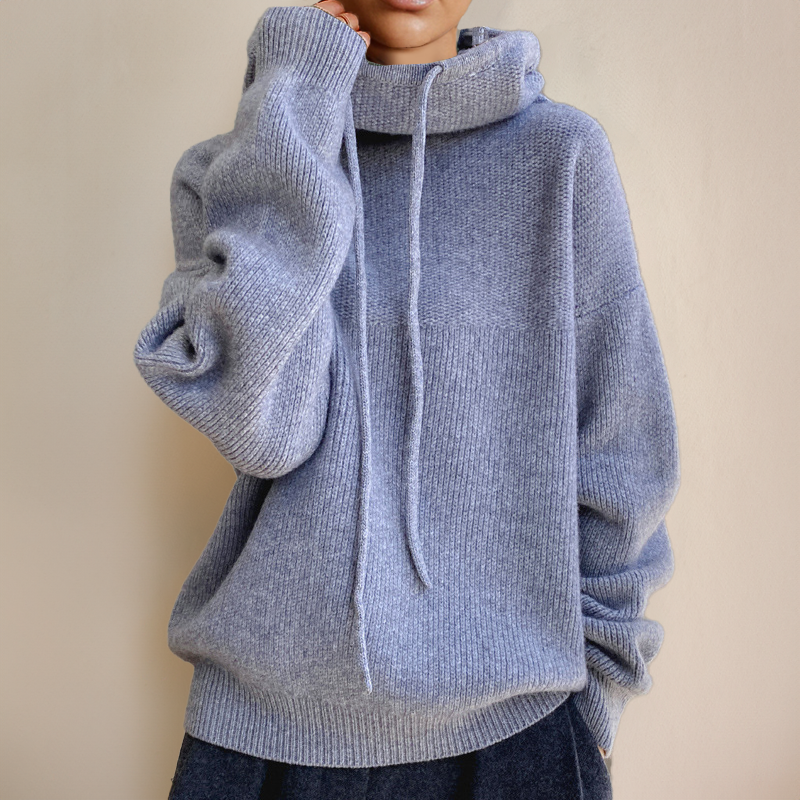 Dames Hoodie Oversized – Gebreid en Tijdloos