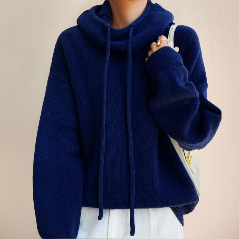 Dames Hoodie Oversized – Gebreid en Tijdloos