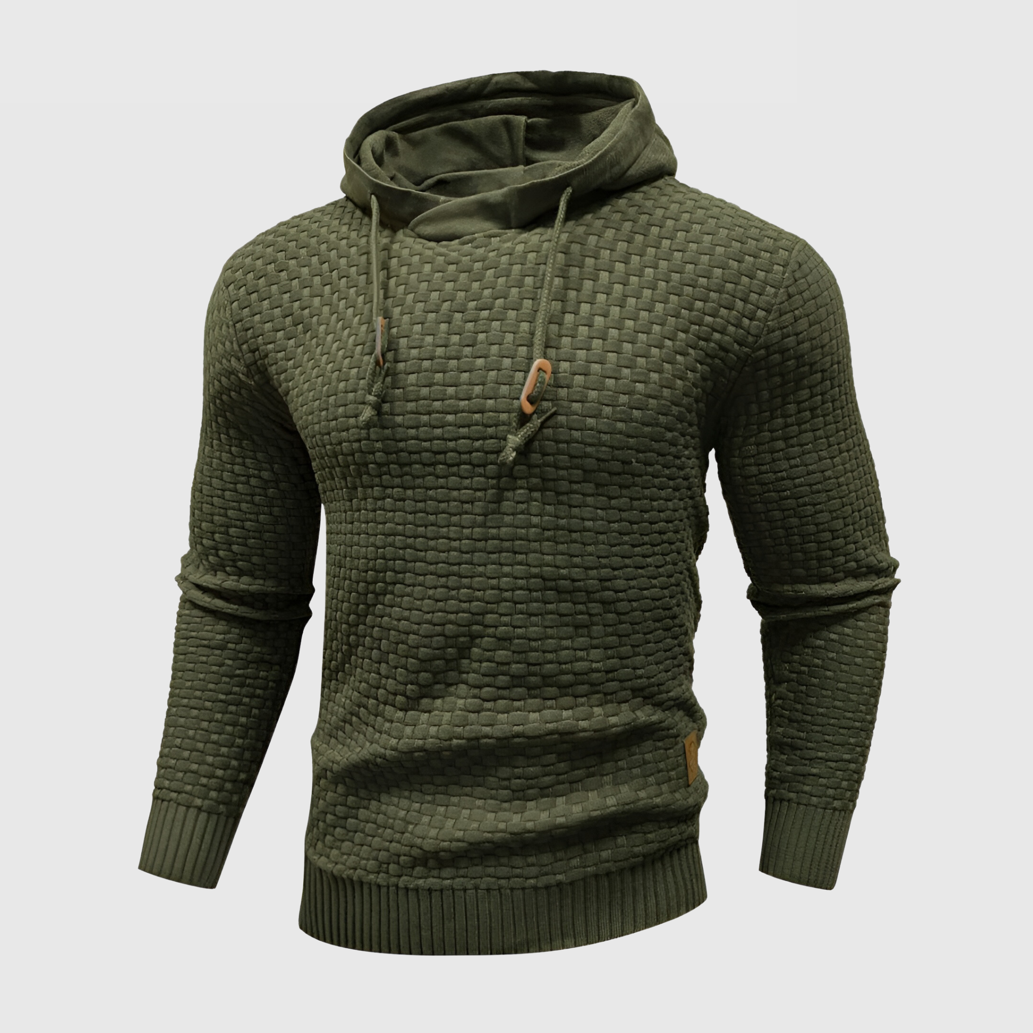 Heren Hoodie – Gebreid Ontwerp Met Capuchon