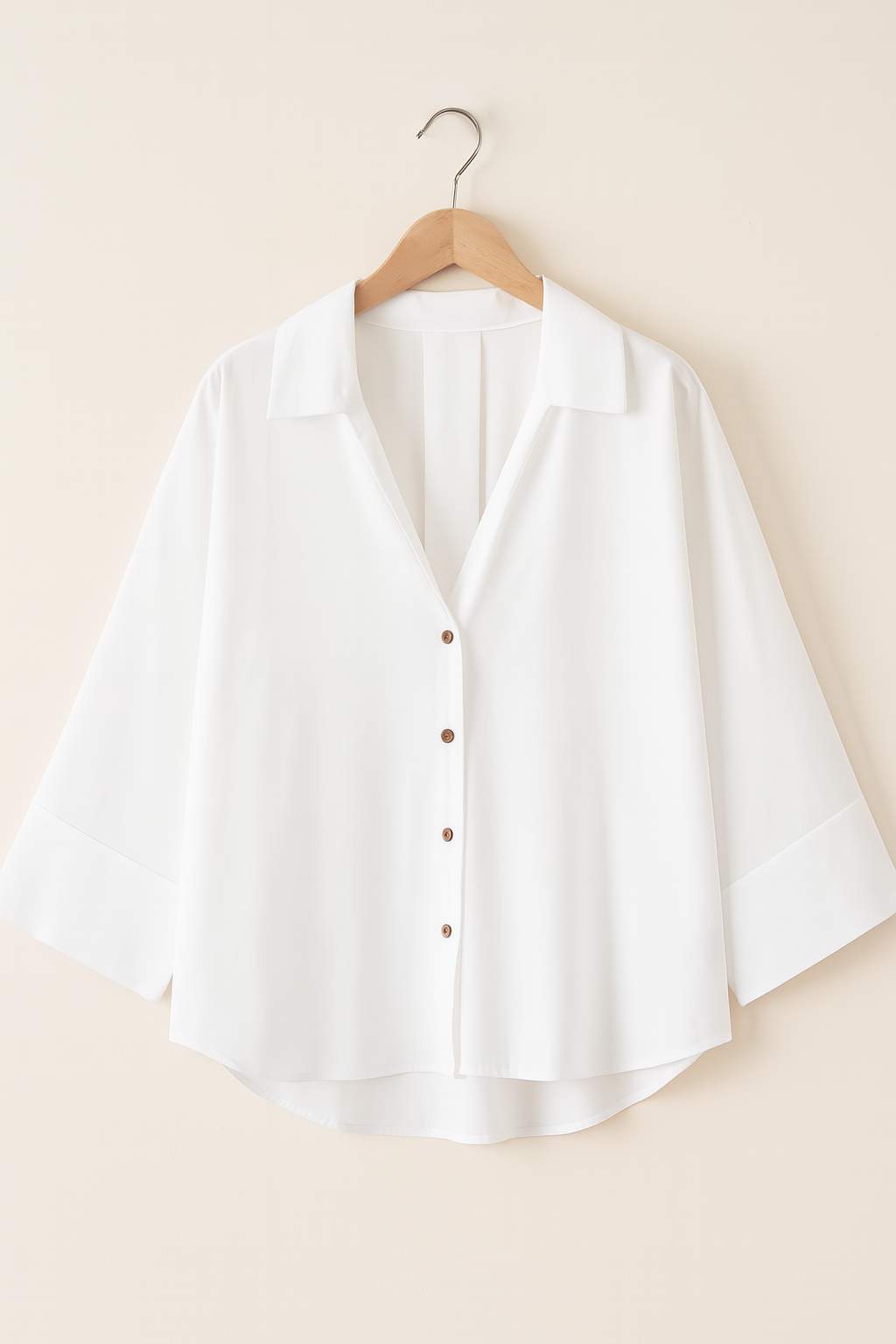 Oversized Blouse met Knopen