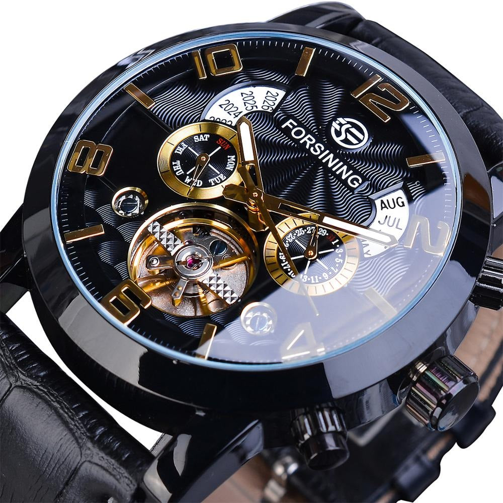 Mode Outlet | Luxe Automatisch Horloge met Tourbillon – Stijl & Precisie