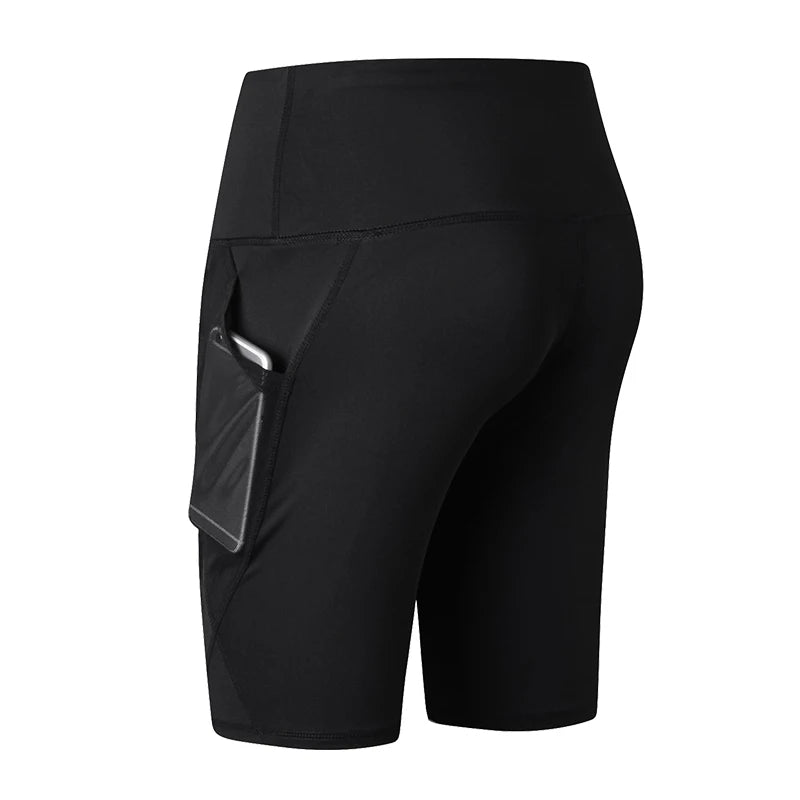 Anna Dames Sport Shorts - Hoge Taille, Sneldrogend, Compressie Ontwerp voor Actieve Vrouwen-4