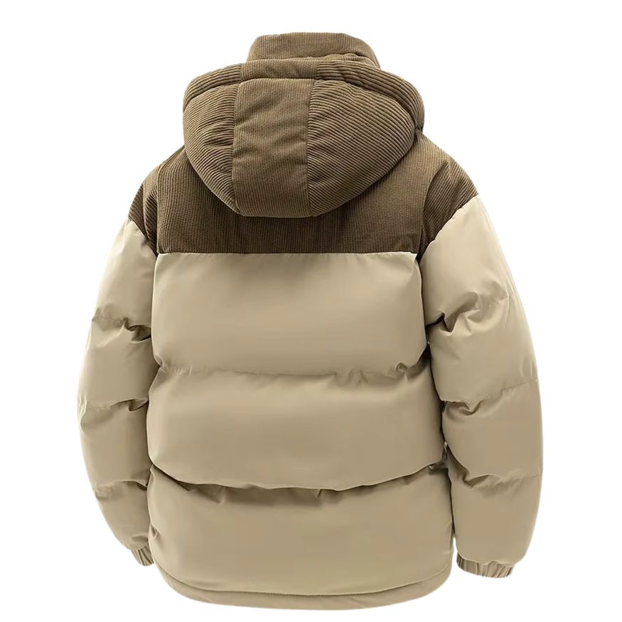 Heren Gewatteerde Jas met Capuchon | Warm en veelzijdig voor koude dagen