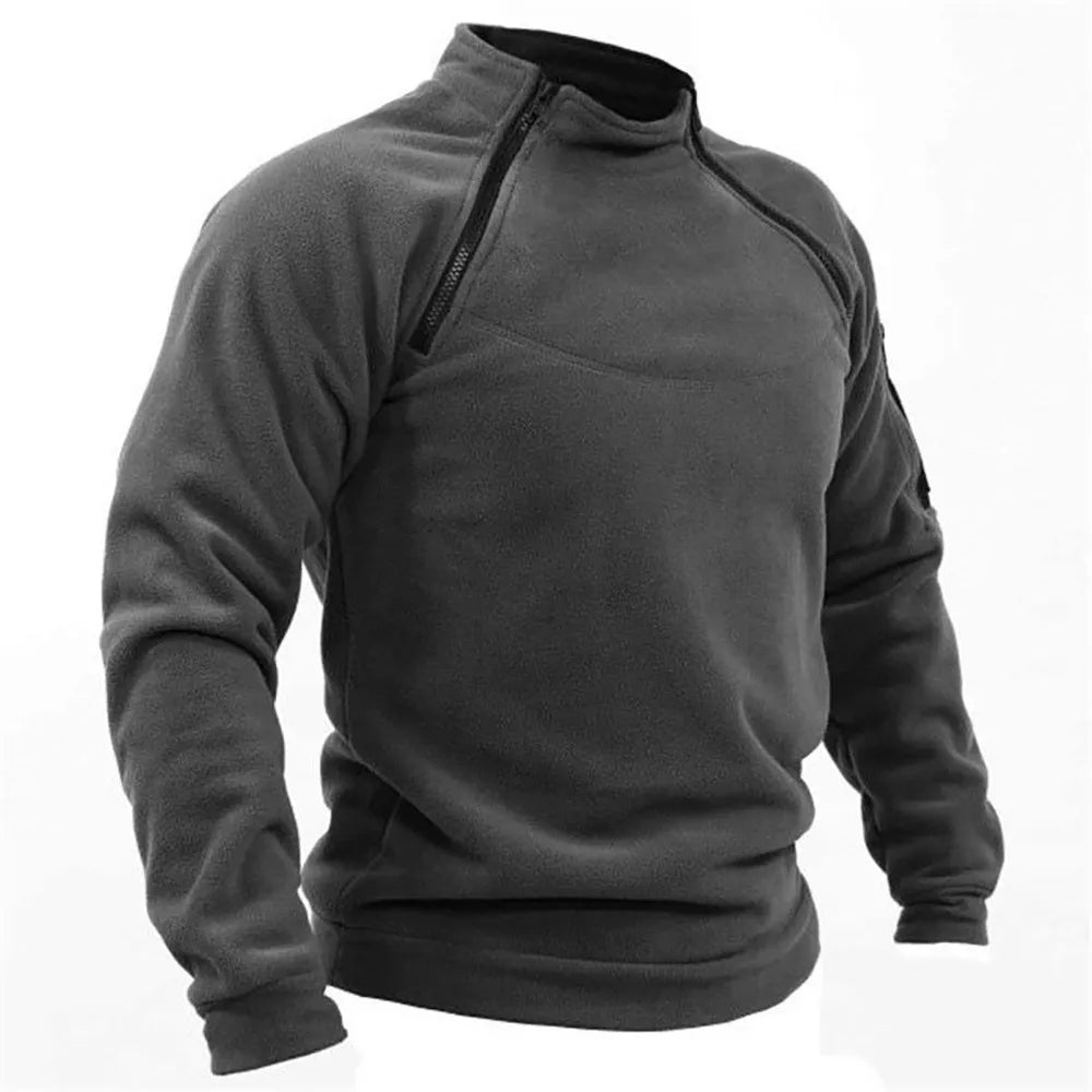 Heren fleece sweatshirt | Warm en stoer ontwerp voor dagelijks gebruik
