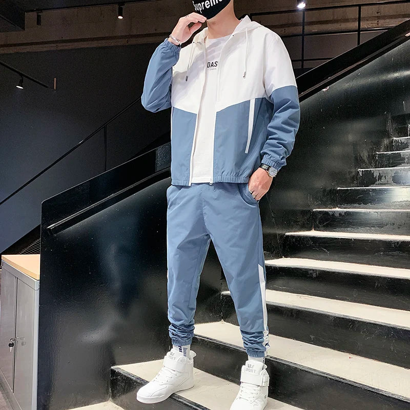 Variant image for Luca Heren Trainingspak met Hoodie en Joggers voor Sportieve Gelegenheden-3