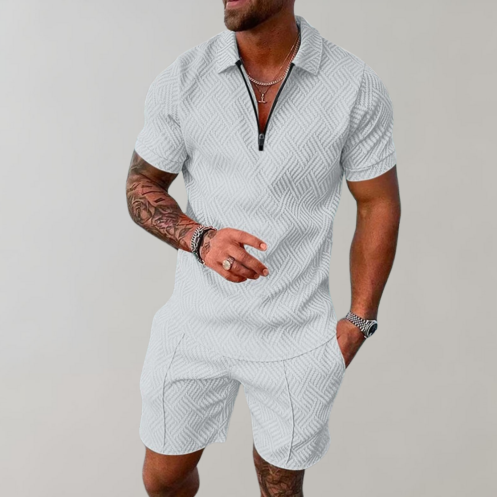 De Mode Outlet | Heren Zomerset met Polo & Korte Broek