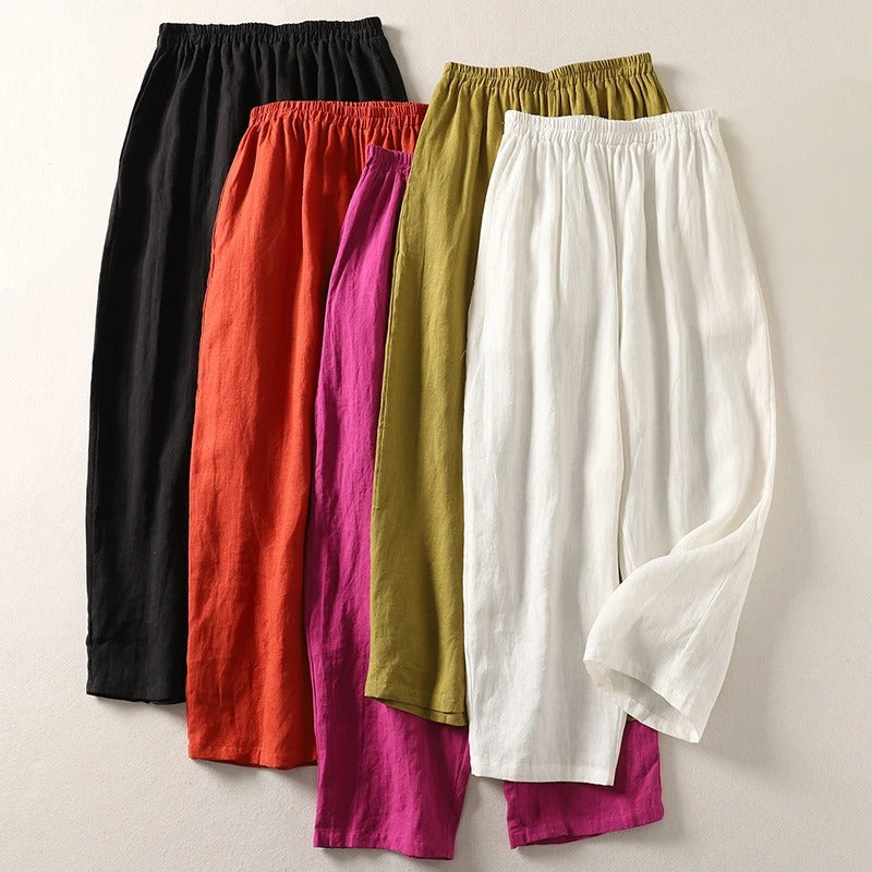 Luchtige Linnen Dames Zomerbroek
