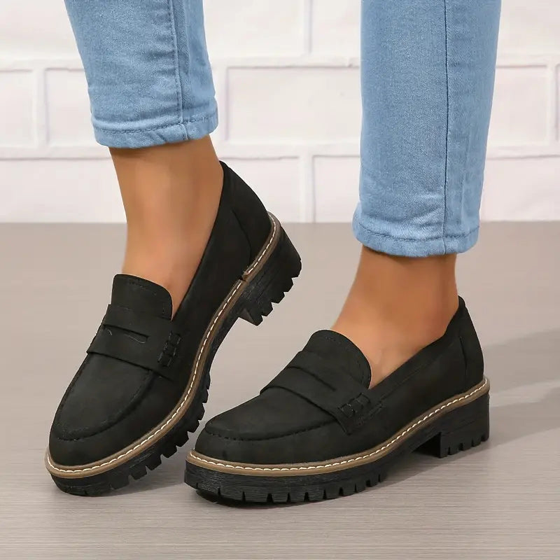 Lilia | Comfortabele Plateau Loafers voor Dames